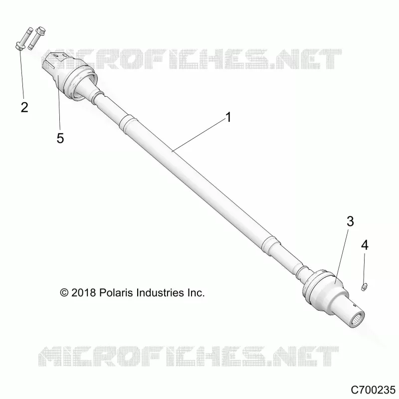 TREN, REAR PROP SHAFT