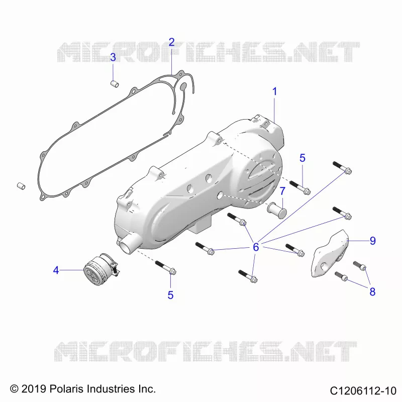 TREN, CLUTCH COVER AND DUCTING