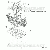 CHASSIS, MARCO PRINCIPAL AND SKID PLATES