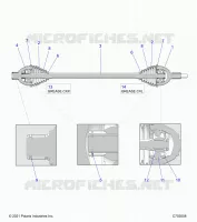DRIVE TRAIN, HALF EJE TRASERO