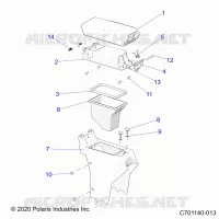 CONSOLA CENTRAL,STORAGE- Z22RGL2KAP/AL/BK/BP/BT (C701140-013)