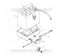 CAJA DE BATERIA ASSEMBLY LITE DELUXE 0953431 (4928902890C007)
