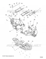 CHASSIS, MARCO PRINCIPAL AND SKID PLATE