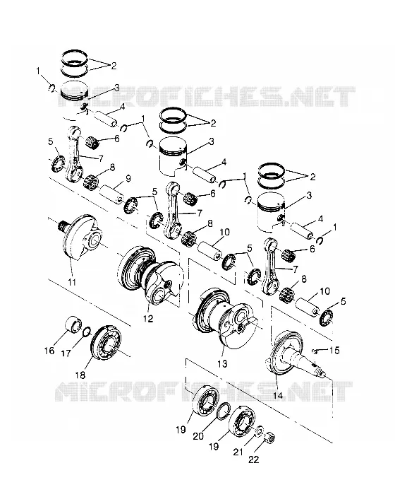 CIGÜEÑAL Y PISTÓN  SL 750 B954070 (4930523052C001)