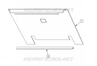 PANEL TRASERO WITH LATCH