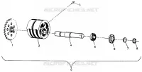 TENSOR DELANTERA MAGNUM 4X4 W968144 AND  SWEDISH MAGNUM 4X4 S968144 (4936053605B003)