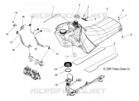 SISTEMA DE COMBUSTIBLE, GASOLINA TANK and GASOLINA LINES