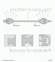 DRIVE TRAIN, HALF EJE TRASERO