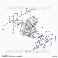 MOTOR, MOUNTING & LONG BLOCK