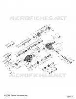 DRIVE TRAIN, PRINCIPAL GEARCASE INTERNALS