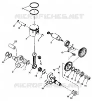 PISTÓN Y CIGÜEÑAL SPORT 400L W98BA38C (4947234723C013)
