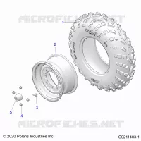 RUEDAS, FRONT TIRE