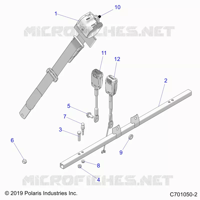 ASIENTO MOUNTING AND BELTS