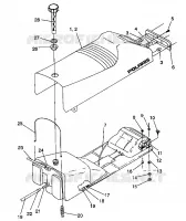 ASIENTO Y tanque de gas ASAMBLEA Storm/0932770 and Storm SKS/0932570 (4923032303002A)
