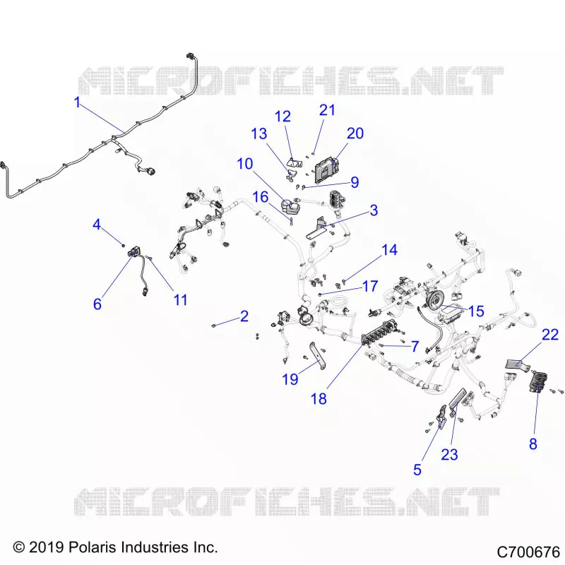 ELECTRICA, WIRE HARNESS COMPONANTS- R21RSF99AK (C700676)