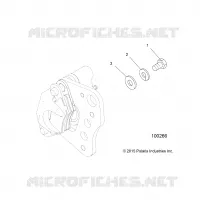 FRENO FRONTAL CALIPER MOUNTING