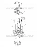 ENGINE, CULATA AND VALVES