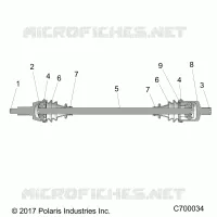 TREN, FRONT HALF SHAFT