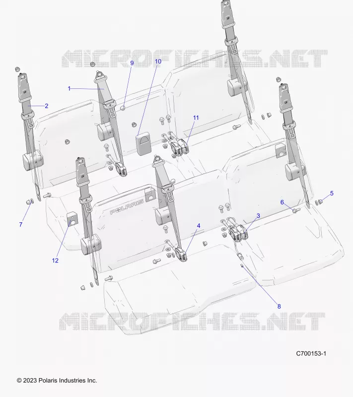 ASIENTO BELT MOUNTING