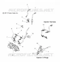 SISTEMA DE COMBUSTIBLE, RAIL, LINES and CUERPO DE MARIPOSA