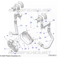 TREN, CLUTCH COVER AND DUCTING