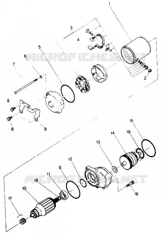 MOTOR DE ARRANQUE ASSEMBLY (49147514750042)