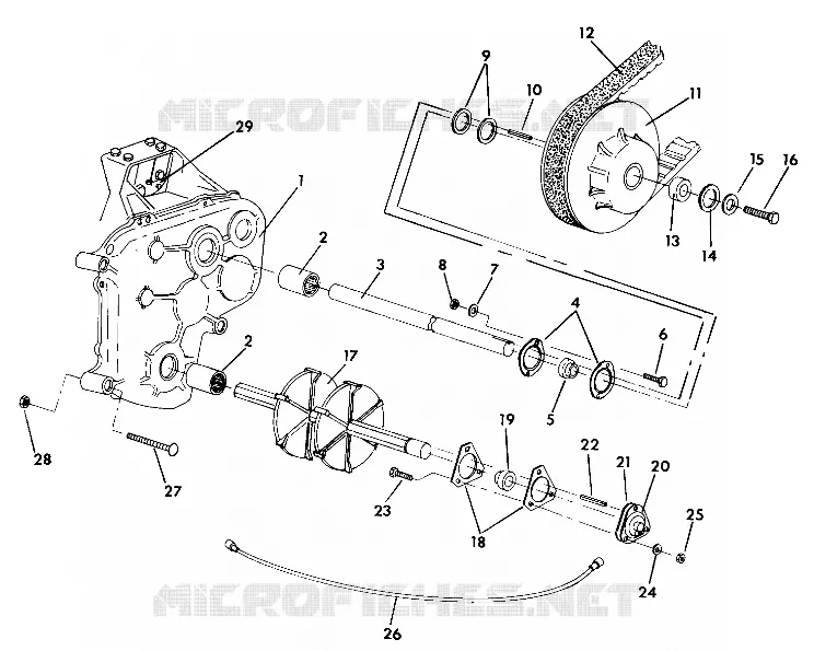 PISTA Y DEL EJE DE TRANSMISION WideTrak (4919301930023A)