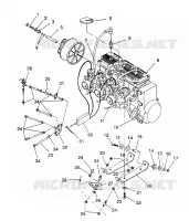 MONTAJE DEL MOTOR XLT/0930767,XLT SP/0930667    XLT SKS/0930567 (4923012301028A)