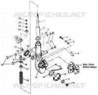 puntal delantero Magnum 4x4 W968144 and  Swedish Magnum 4x4 S968144 (4936053605B004)