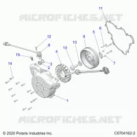 ENGINE, STATOR AND FLYRUEDA -Z24NMF99AR/AM/BR/BM (C0704162-2)