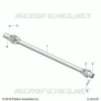 TREN, PROP SHAFT, FRONT