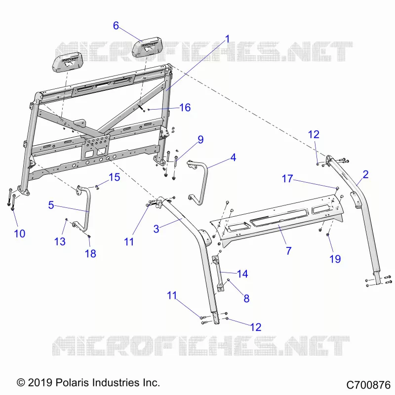 CHASSIS, CAB BASTIDOR