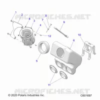 ENGINE, TOMA DE AIRE SYSTEM