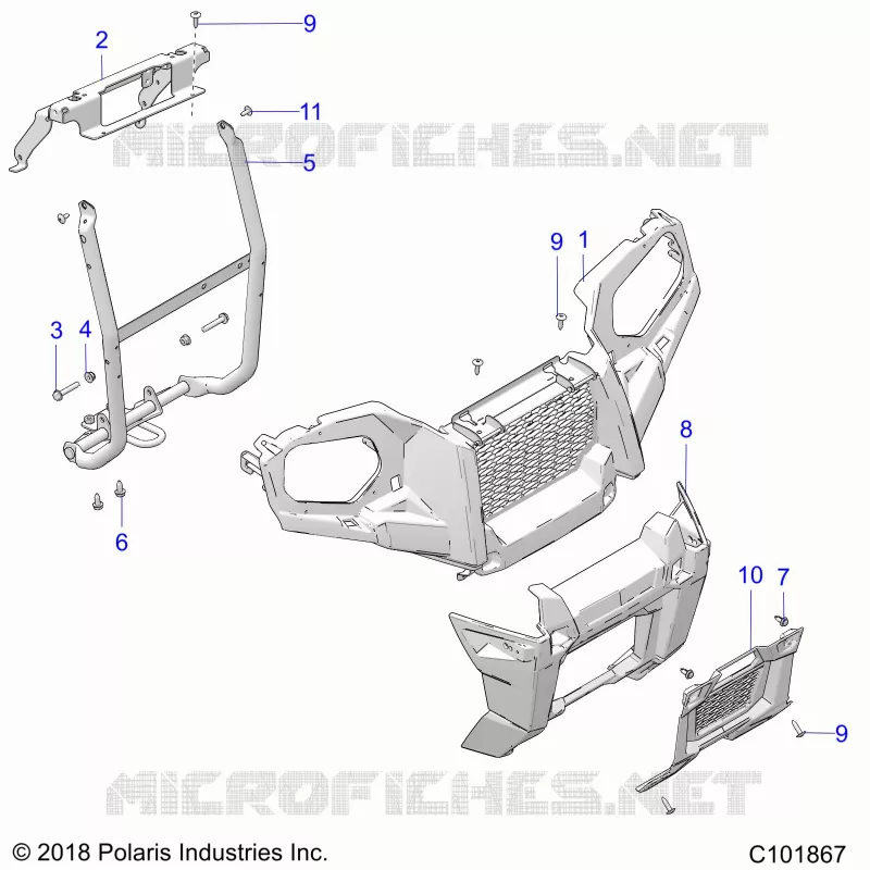 PARACHOQUES DELANTERO AND MOUNTING