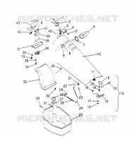 FRENTE COMPARTIMIENTO DE ALMACENAMIENTO  SLT 750 B954170 (4930563056A008)