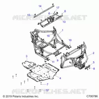 CHASSIS, MAIN FRAME AND ESQUÃD PLATES