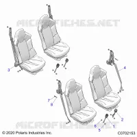 ASIENTO BELT MOUNTING