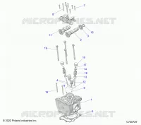 ENGINE, CULATA, CAMS AND VALVES
