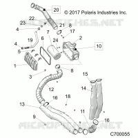 ENGINE, TOMA DE AIRE SYSTEM