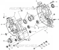 CAJA DEL CIGÜEÑAL SPORTSMAN 500 W969244 and SWEDISH SPORTSMAN 500 S969244 (4936093609D002)