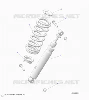 SUSPENSION, CHOQUE FRONTAL MOUNTING