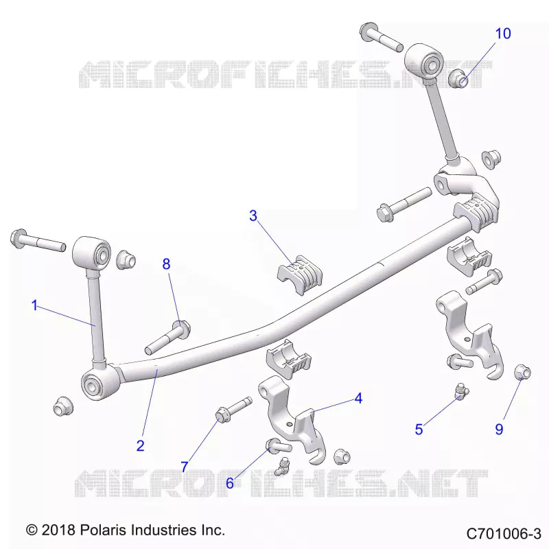 SUSPENSION, FRONT BARRA ESTABILIZADORA- Z21N4M99AG (C701006-3)