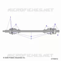 TREN, FRONT HALF SHAFT