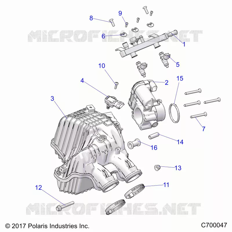 ENGINE, TOMA DE AIRE MANIFOLD