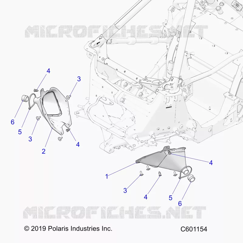 CHASSIS, TIE ROD BOOT ASM.