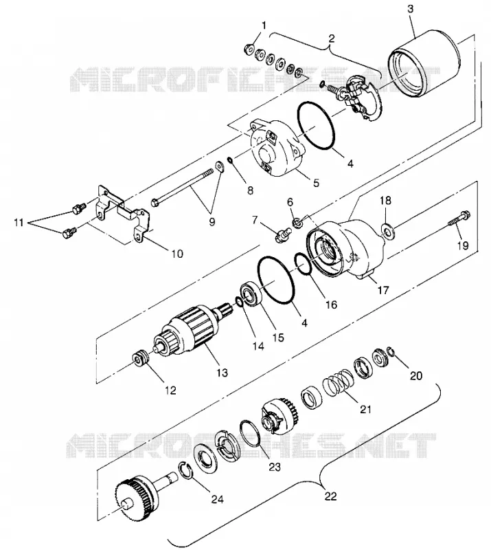 MOTOR DE ARRANQUE Trail Boss W97AA25C (4940574057C010)
