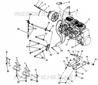 MONTAJE DEL MOTOR 600 XCR 0941667 (4927092709025A)