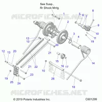 SUSPENSION, TRASERO ARM PAR