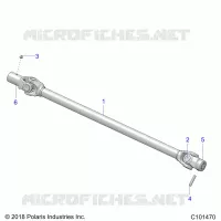 TREN, PROP SHAFT, FRONT