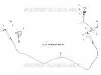 TREN, SHIFT LEVER AND CABLE